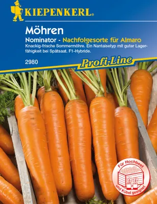 Produktbild von [STREICHUNG 2024] Möhre Nominator | Möhrensamen von Kiepenkerl