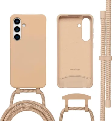 Image de imoshion Coque arrière colorée avec cordon amovible et MagSafe pour Samsung Galaxy S25 / S24 - Beige