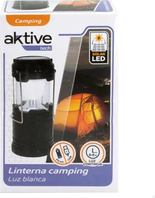 Immagine prodotto di Lampada da campeggio nera Aktive (6 unità)