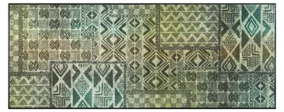Produktbild von Floornovo Schmutzfangmatte Trend Design  - 190 cm x 75 cm - Wüstenornament - waschbare Fußmatte Innen und übderdachte Außenbereiche