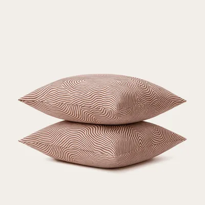 Produktbild von HappyBed Kissenbezug | Sea of Lines | Set aus 2