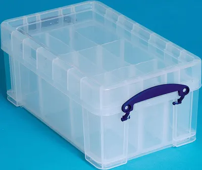 Produktbild von Aufbewahrungsbox 34 x 15 x 20 cm (B x H x T) 5l Polypropylen transparent