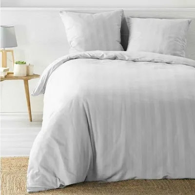 Immagine prodotto di Set di biancheria da letto - PROMO LINGE - Cléo - Microfibra - 240 x 220 cm - Bianco