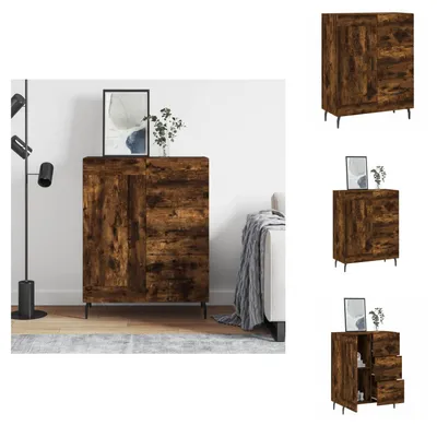 Obrázok produktu pre vidaXL Príborník údený dub 69,5x34x90 cm materiál na báze dreva - Príborníky