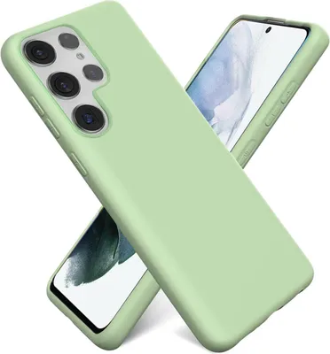 Image de Housse pour Samsung Galaxy S23 Ultra Housse de protection en silicone Gel Case Housse pour téléphone portable, vert