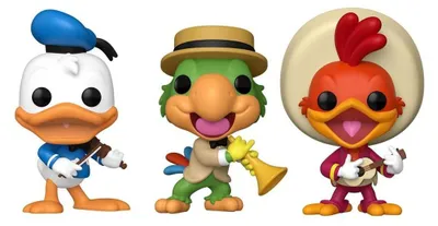 Imagen del producto de Funko Pop! Pack de 3 figuras de "Los Tres Caballeros"