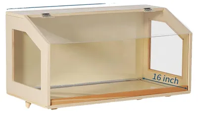 Image de Cage pour hamster, construction résistante aux morsures, couvercle ouvrable, dimensions : 81,28 x 40,64 x 101,60 cm