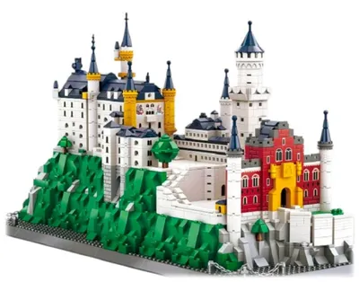 Obrázok produktu pre Konštrukčná stavebnica Lebula, 1969 prvkov, kompatibilná s modelom zámku Neuschwanstein
