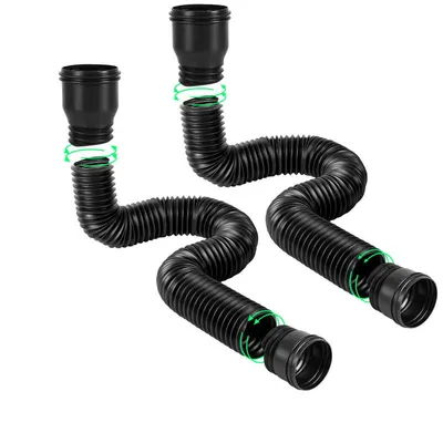 Produktbild von Verlängerung für Regenfallrohre, 47–150 cm, flexibel einsetzbar im Garten & Haus