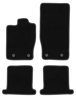 Immagine prodotto di Tappetini in moquette per Jaguar XK 2006-2014 (coupé) – set 4 pezzi, neri, su misura – Wielganizator BASIC