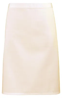 Produktbild von Premier Workwear PR151 | Bistroschürze - 70 x 50 cm - Hauswäsche: bis 60 °C - Farbe: Natural (ca. Pantone 1205) - Größe: 70 x 50 cm