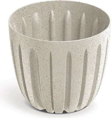 Produktbild von Blumentopf WARIO ECO WOOD 16,8 cm - Farbe: weiß eco