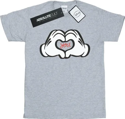 Produktbild von Disney - "Loves You" T-Shirt für Damen BI36846 (S) (Grau)