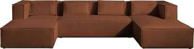 Produktbild von Best Mobilier Stella, Terrakotta, 7 Sitz(e), Stella, Samt, Holz, Kunststoff