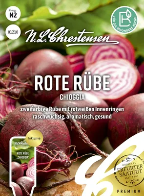 Produktbild von Rote Rübe Chioggia | Rote Beetesamen von N.L. Chrestensen