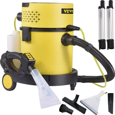 Produktbild von Wet Dry Vacuum Cleaner, 5.3 Gallon 2 Peak HP, 4-in-1 Portable Shop Vacuum w/ Blow & Spray Function, Remote Control, HEPA & Sponge Filtration, 5 Brush for Household, Car