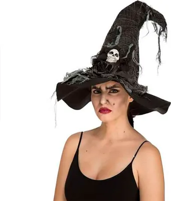 Immagine prodotto di Mamma Strega 58 cm Costume Cappello Nero Nero Taglia Unica
