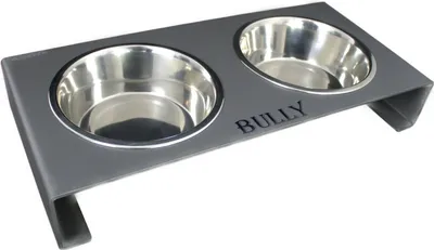 Produktbild von Doppel Hundenapf Futternapf Napfständer Futterstation Hundebar Fressnapf #465