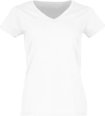 Produktbild von Fruit of the Loom Valueweight V-Neck T Lady-Fit Farbe: weiß Größe: S
