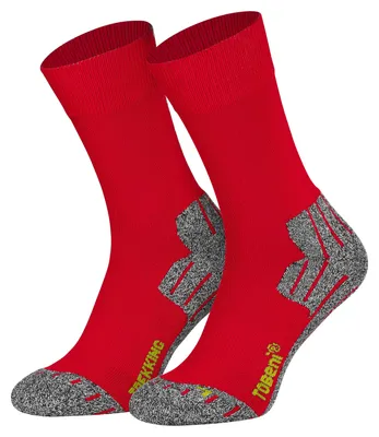 Tobeni Trekkingsocken Socks für Damen und Herren Rot