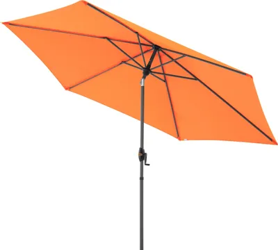 Produktbild von Doppler myZone Mittelmastschirm Auto-Tilt rund 305 cm Sonnenschirm 6 Farben 429465 816 Orange