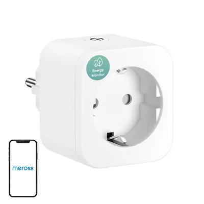 Zdjęcie produktu dla Inteligentne gniazdo MEROSS MSS305-EU z pomiarem energii (Non-HomeKit)
