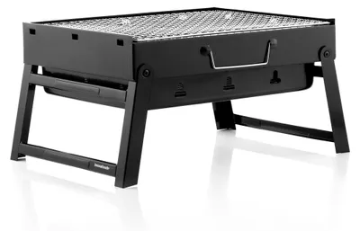 Imagen del producto de Barbacoa de carbón - Plegable - Hierro negro - Mini parrilla de camping para exterior
