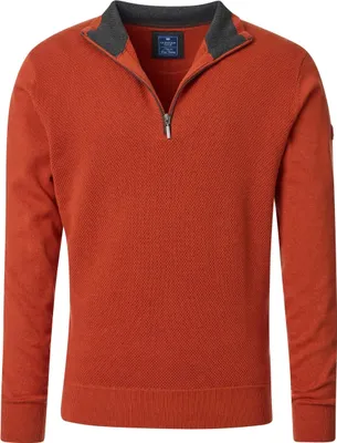 Produktbild von REDMOND Casual Herren Strick-Troyer Zipper Comfort Terra 6XL