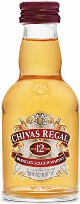Produktbild von Chivas Regal 12 Jahre Blended Scotch Whisky, Whiskey, Schnaps, Spirituose, Alkohol, Flasche, 40 %, 50 ml, 70572000