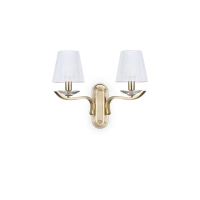 Image de Ideal Lux Applique murale Pegaso 2 flammes laiton satiné 197708