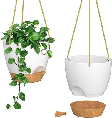 Produktbild von Famanu Pflanzenampel mit Wasserzufuhr - Kunststoff