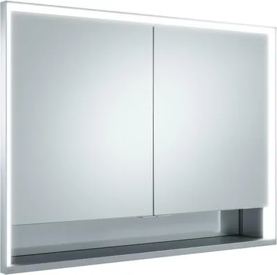 Immagine prodotto di KEUCO Royal Lumos armoire de toilette encastrable 2 portes, porte courte, avec miroir chauffant, 1050mm, 14318171304, 14318171304