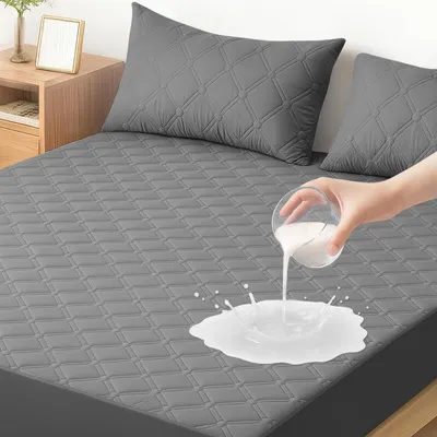 Imagen del producto de Protector impermeable para colchón, 160x200 cm. Hipoalergénico y transpirable