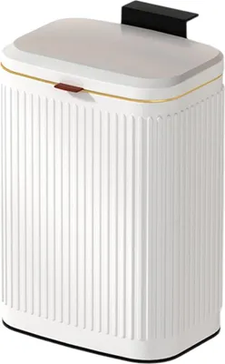 Produktbild von Wandmontierter Abfalleimer 8 Liter, Edelstahldeckel, Kompostbehälter Für Küche Und Bad