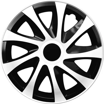 Produktbild von NRM Radkappen DRACO, Weiß 14" Zoll. (4 x Universal Radzierblenden/Radkappen)