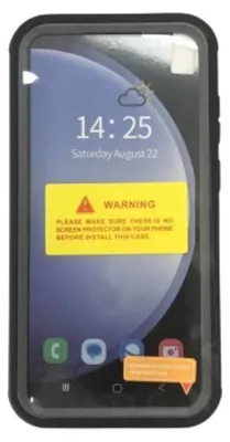 Image de INF Étui magnétique pour téléphone portable Samsung A55 Noir + Gris