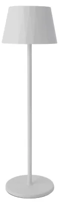 Image de Lampe de table LED, lumière chaude 3000K, batterie rechargeable 5200mAh, variateur d'intensité progressif, sans fil, contrôle tactile, lampe de bureau pour salle à manger, chambre à coucher, bar, couleur blanche