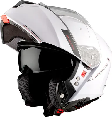 Produktbild von Modular Helm MT Helmets Genesis SV Solid A0 Weiß Glänzend größe S