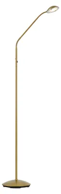 Produktbild von Moderne Stehleuchte Messing inkl  LED 3 Stufen Dimmbar Wiederaufladbar Waldorf