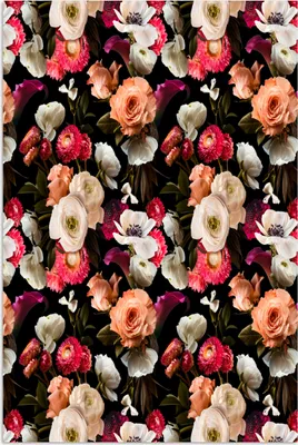 Produktbild von MuchoWow® Poster Blumen - Rosen - Farben 20x30 cm - Papierdruck