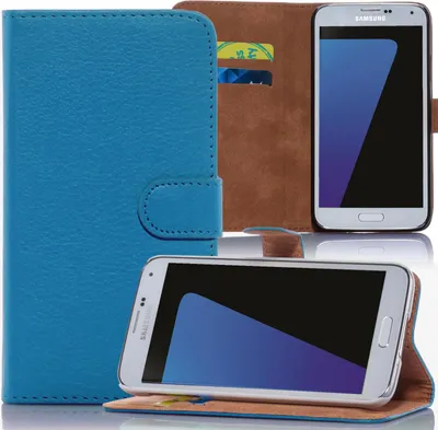Produktbild von Samsung Galaxy Note 3 Neo N7505 Bookstyle Aufstellfunktion Hellblau