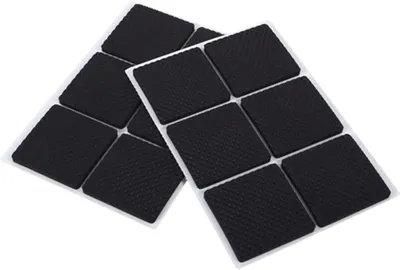 Imagen del producto de Almohadillas antideslizantes, 12 unidades, color , autoadhesivas, para proteger el suelo de los muebles