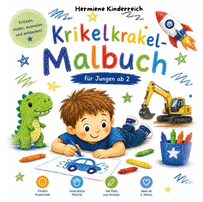 Produktbild von Krikelkrakel Malbuch