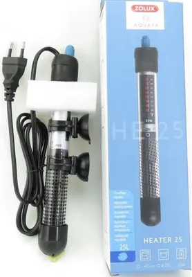 Obrázek produktu pro Akvarijní topení ZOLUX Heater 25, 25 W, délka 23 cm, pro akvária o objemu 20 až 50 litrů