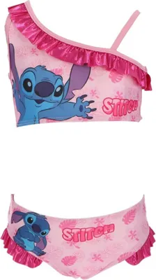 Immagine prodotto di Lilo & Stitch bikini bambino due pezzi costume da bagno ragazze estate spiaggia rosa 3/4 anni