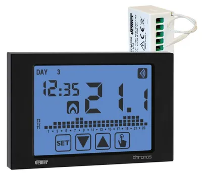Produktbild von Vemer Spa ve487500 Thermostat, schwarz