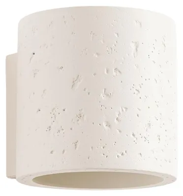 Produktbild von Up Down Wandleuchte Beton Beige G9 Modern gemütlich elegant indirekt Treppenhaus Schlafzimmer Wohnzimmer B:10 cm Wandlampe Flur