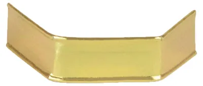 Produktbild von 1000x U-Clipse Verschlussclipse Beutelverschlüsse 33 mm Gold Papier
