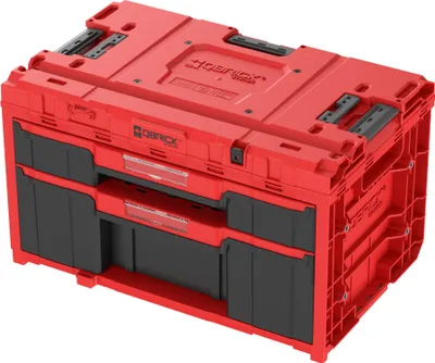 Immagine prodotto di Qbrick System ONE Drawer 2 Plus Toolbox 2.0 Red Ultra HD Cassetta portautensili modulare 587 x 380 x 340 mm 9 l 20 l