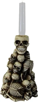 Produktbild von Fantasy Kerzenständer Totenkopfberg